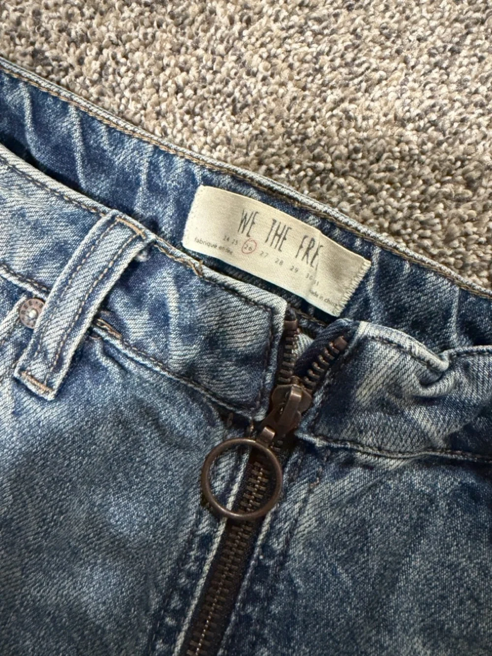 We the free denim skirt - Picture 6 of 7